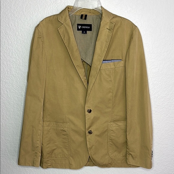 Cremieux Other - Cremieux Men’s Summer Blazer Neutral Khaki Beige Medium